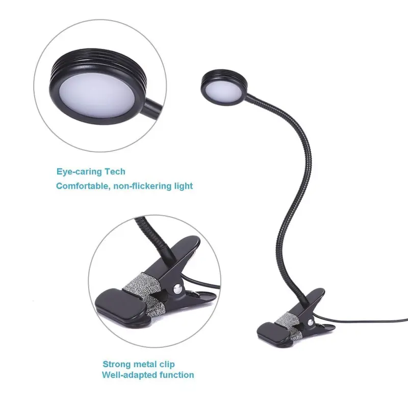 360 degree Flexible gooseneck modern smart small led table lamp