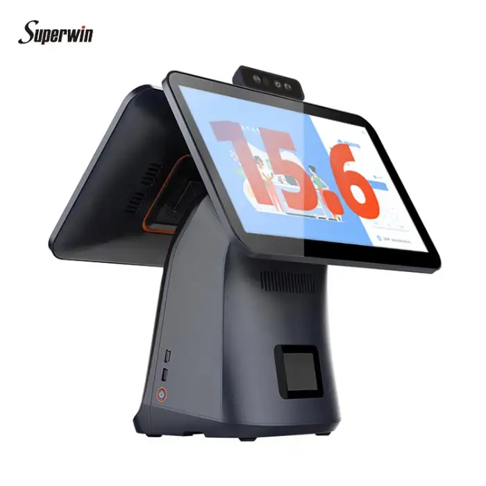 CY85 cashier terminal pos machine Window system android tablet pos with 58mm printer payment code box