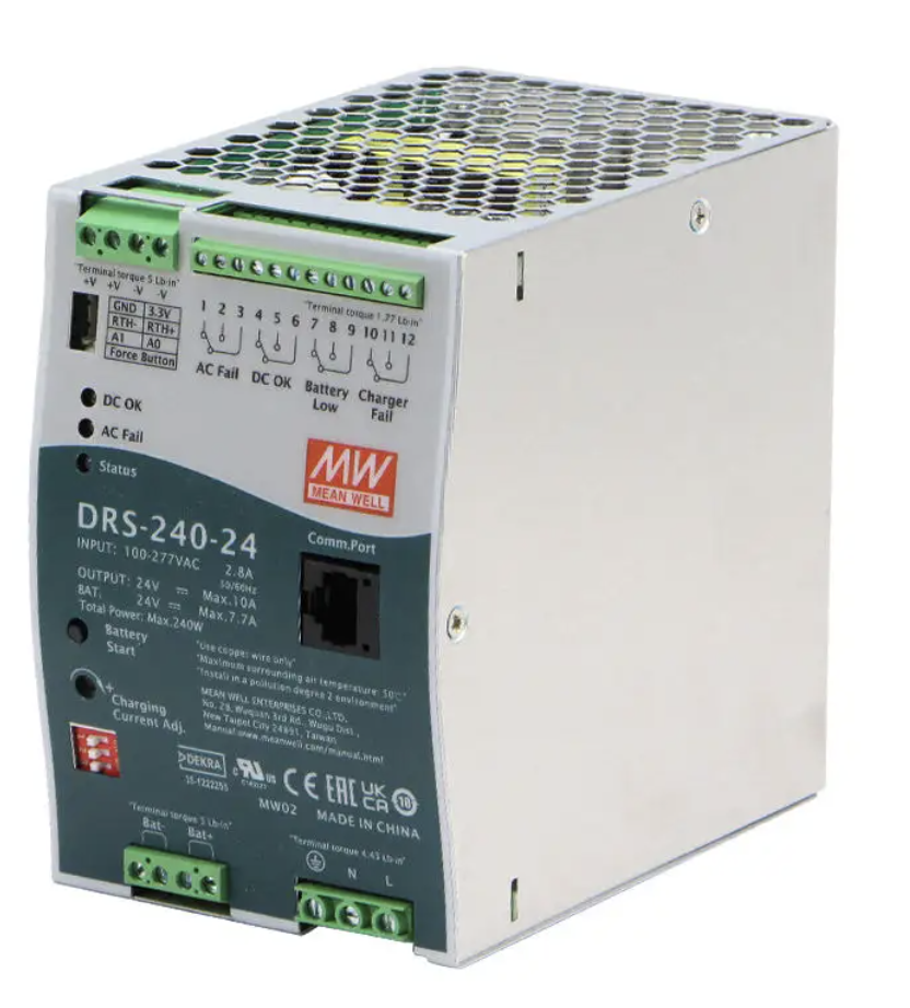 Mean Well DRS-240-12 High Quality Environmental Din Rail Europe Environmental 240W Switching Power Supply