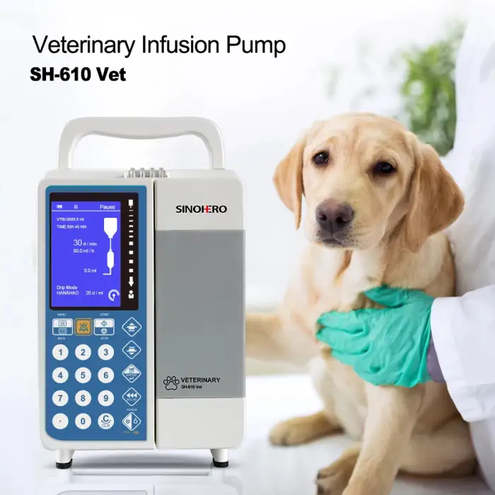 Portable Automatic Infusion Pump Electronic IV Syringe for Both Human Animal Use Medical Fluid Infusion Equipment CE Certified