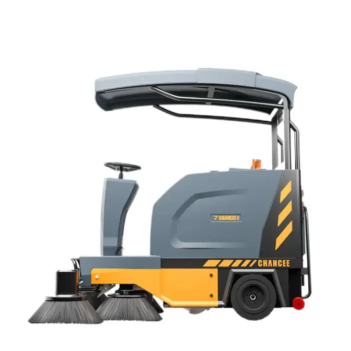 Industrial Floor Scrubber Electric Cleaning Car Road Sweeper Floor Scrubber Dryers Cleaning Machine Equipment