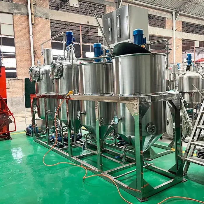 Sunflower palm fruit oil press line cooking oil refining machine oil processing plant