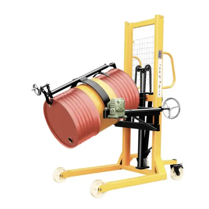 350kg 500kg lifting 1600mm with high-quality manual oil drum stacker