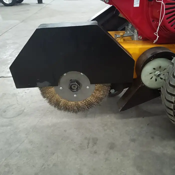 Hand Push Road Cutting Machine Groove Crack Dust or Sealant Clearing Function with 350 mm Diamond Blade