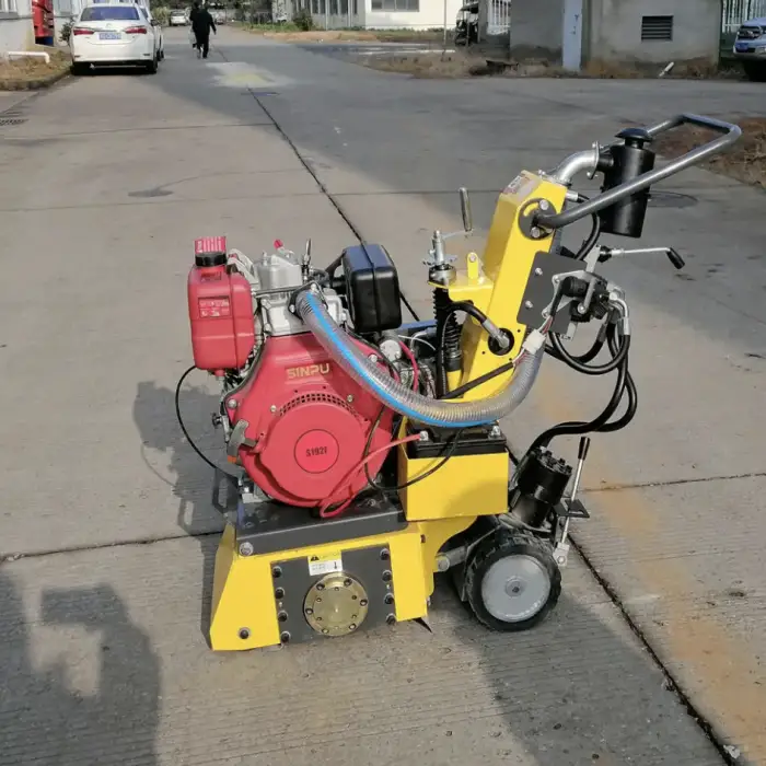 Self-moving Hot melt road paint line removal marking machine