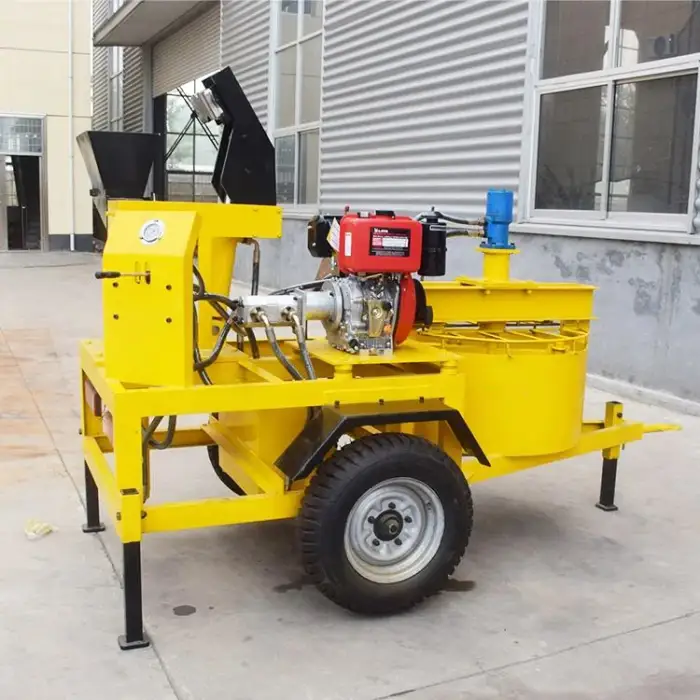 M7MI Hydraulic Clay Brick Machine Diesel Engine Interlocking Block Making Machine