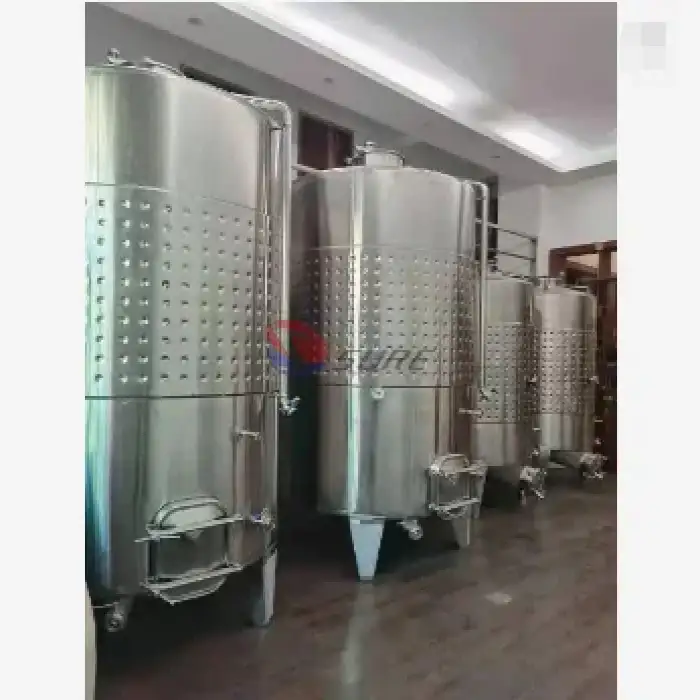 Hot Product 304 SUS Wine Fermenter Cold Brew Stainless Steel Tank Wine Fermentation Machine With Cooling Jacket