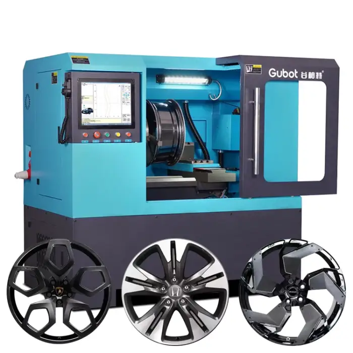 Gubot best sell CNC rim repair machine alloy wheel repair equipment mag wheel repair machine for sale