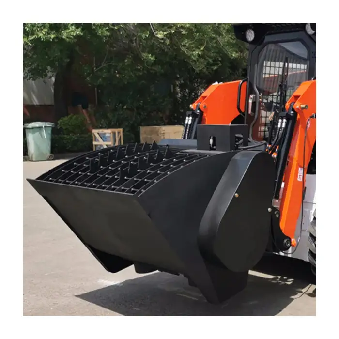 High-quality skid steer concrete mixer attachment mixer bucket for mini skid steer in stock