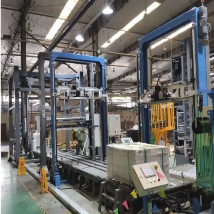 Fully Automatic Horizontal Pallet Strapping Machine Automatic Strapping Machine Strapping Bundling Machine