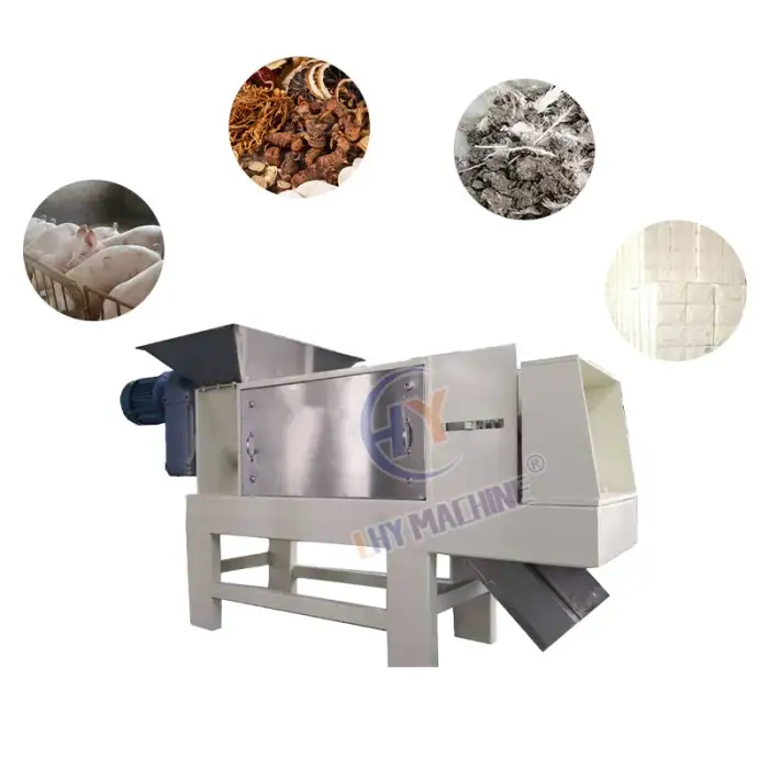 Dehidrator Chicken Pig Manure Separator Dewater Machine Bio Waste Shredder Food Dehydrator