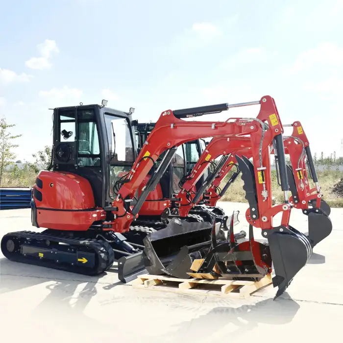 Mini Excavator 3.5 Ton EPA Farm New Crawler Digger Kubota Engine Excavator Machine