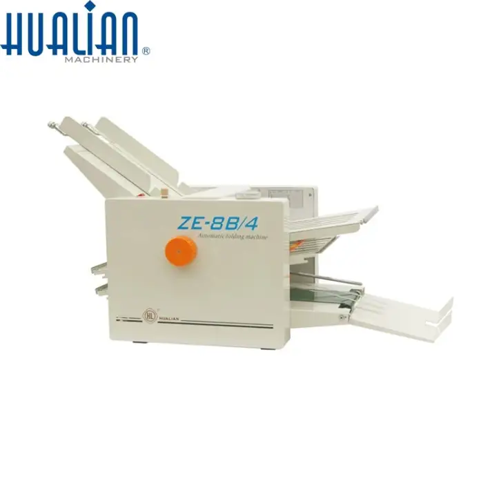 ZE-8B  Paper Folding Folder Machine For Leaflets