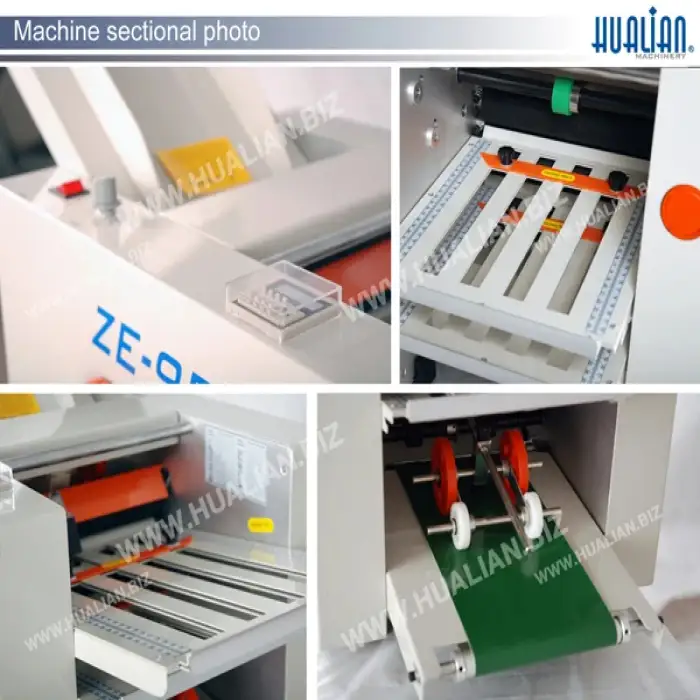 ZE-8B  Paper Folding Folder Machine For Leaflets