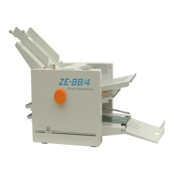 ZE-8B  Paper Folding Folder Machine For Leaflets