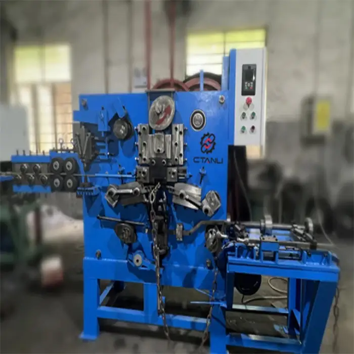 automatic bending steel chain making machine and automatic chain making machine and g30 chain wire bending machine