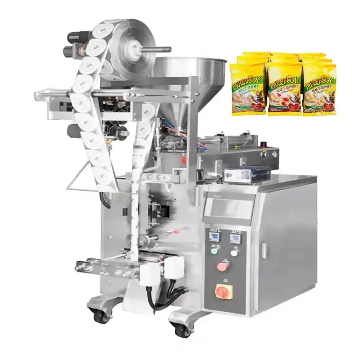 Fully automatic source nut bolt screw counting small granule sugar coffee pouch packing machine