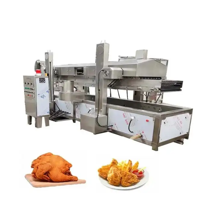 Cheap Price Conveyor Type Turkey Fryer Machine French Fries Potato Chips Frying Machine