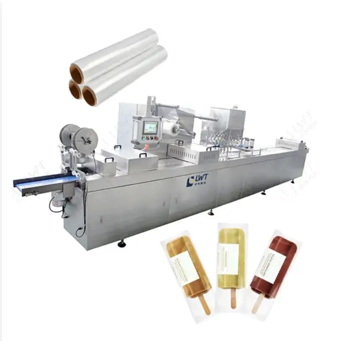 Automatic Industrial Vacuum Packing Machine for Sweet Corn and Food for Labeling and Glue Application for Hotels