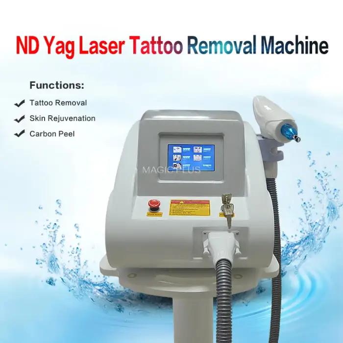 Lazer beauty equipment portable q switched nd-yag-lazer tattoo removal machine