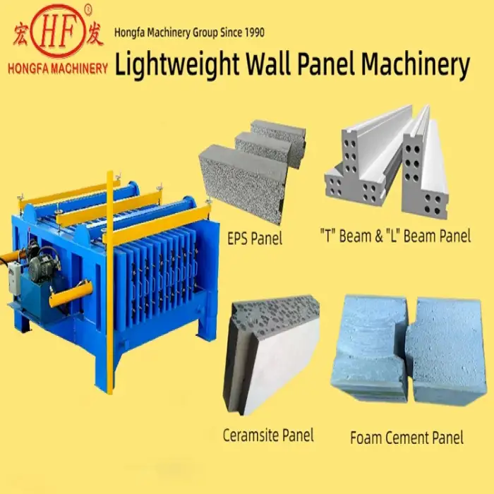 HONGFA Lightweight Wall Panel Machine Eps Wall Panel Production Line Concrete Wall Panel Machine