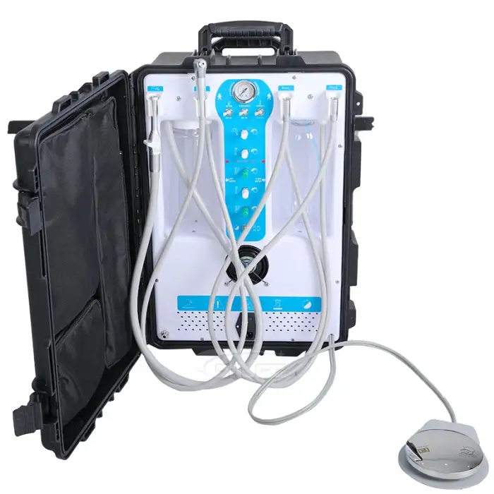 Ginee Medical cheap and fine hospital including air compressor mobile portable delivery dental hot sale high quality unit