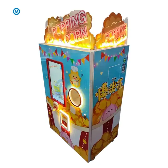High Quality Popcorn Machine Commercial Coin Operated Mini Automatic Popcorn Vending Machine