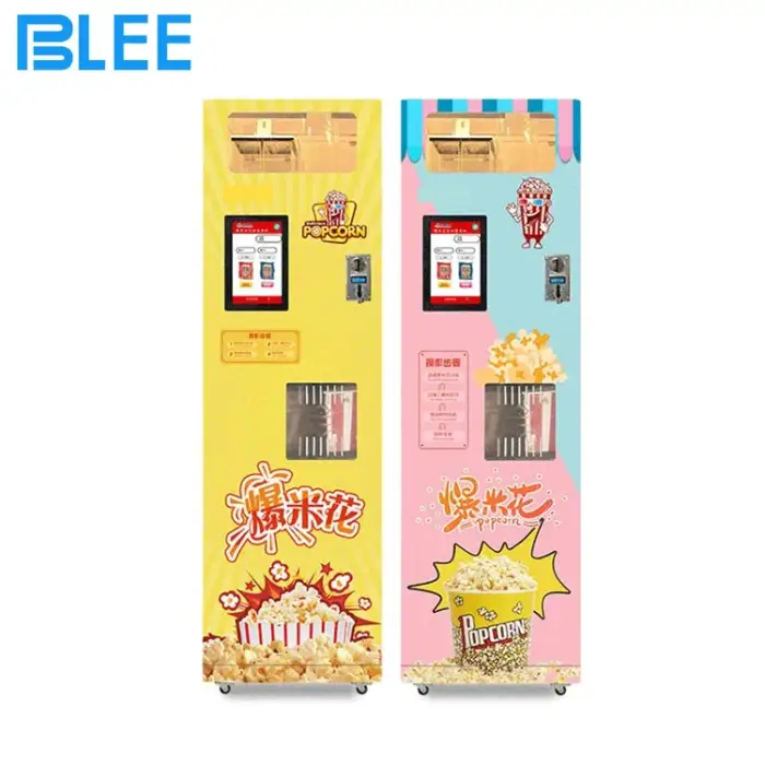 Popular commercial popcorn maker machine mini industrial automatic popcorn vending machine
