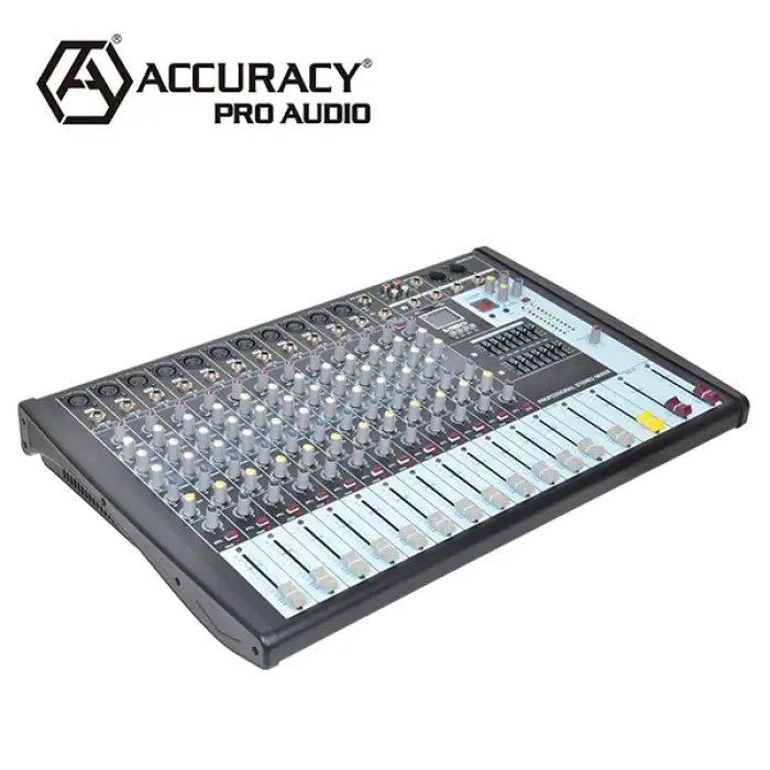 Accuracy Pro Audio KT-1208USB 12 Channels Audio Video USB Professional Audio Mixer