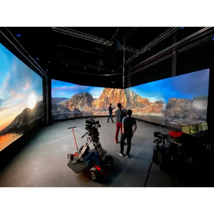 Cinema Reality Production Display Screens Background Canadian Virtual Led Video Wall Film Studio