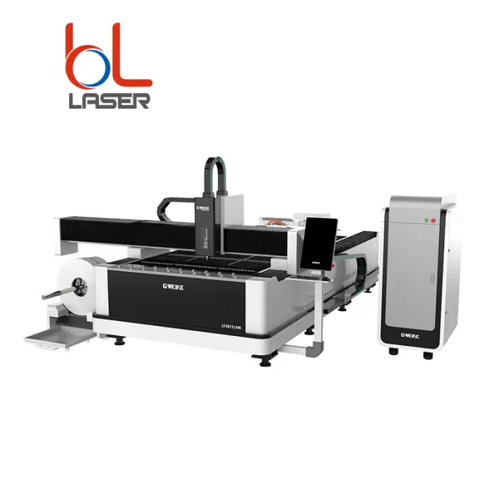 Two functions laser cutting machine for sheet and tube with Raycus laser source