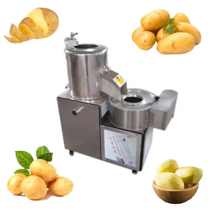 100-500kg or time potato washing and peeling machine taro cutting potato peeler and slicer machine carrot potato cleaning machine