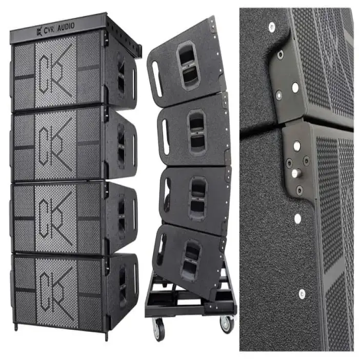 High quality audio system with pro line array speaker