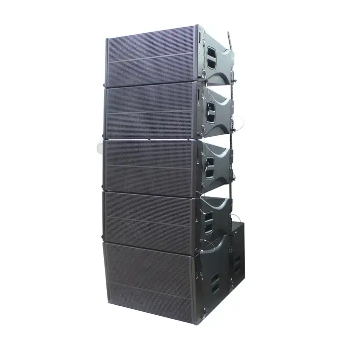 HQ210-PA Active dual 10 inch  line array speaker system Class D with DSP and large energy