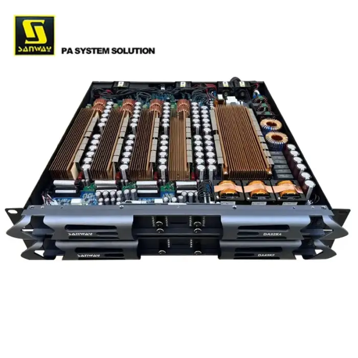 DA32K4 - 4 Channels 26800 Watt Class D Dj Equipment 1U Power Amplifiers for PA Concert