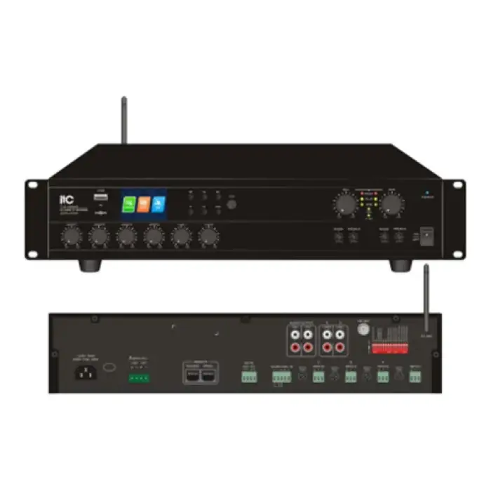 Quality 120W or 240W digital audio amplifier multi zone 2 4 zone PA