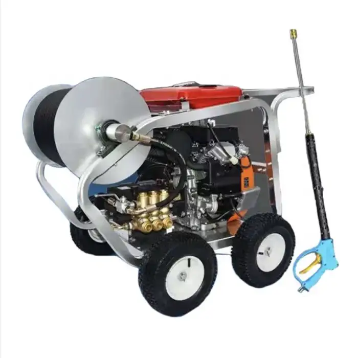 Pipeline dirt cleaning sanitation department road high pressure cleaning machine