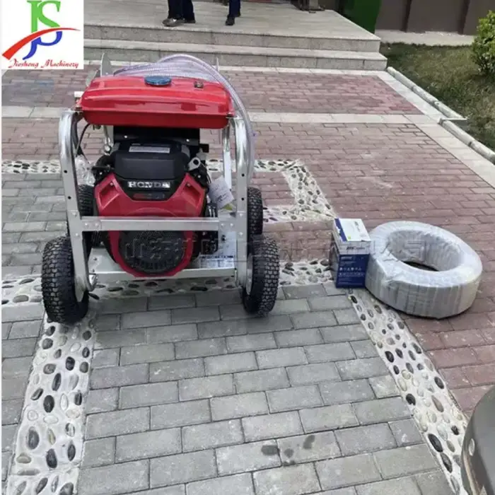 Pipeline dirt cleaning sanitation department road high pressure cleaning machine