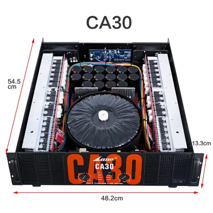 Lane CA-30 professional digital power amplifier 2U 3U Models