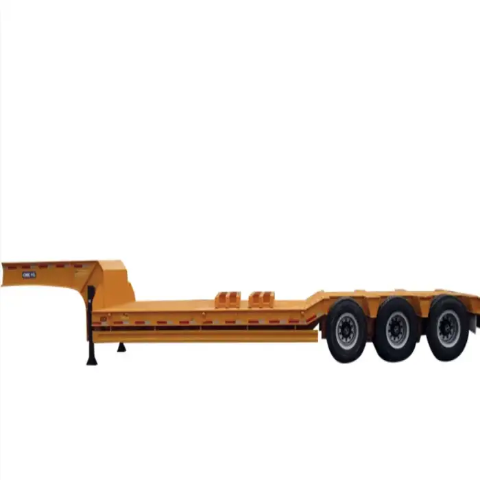 CNCMC semi-trailer 60 ton flatbed glow bed semi trailer