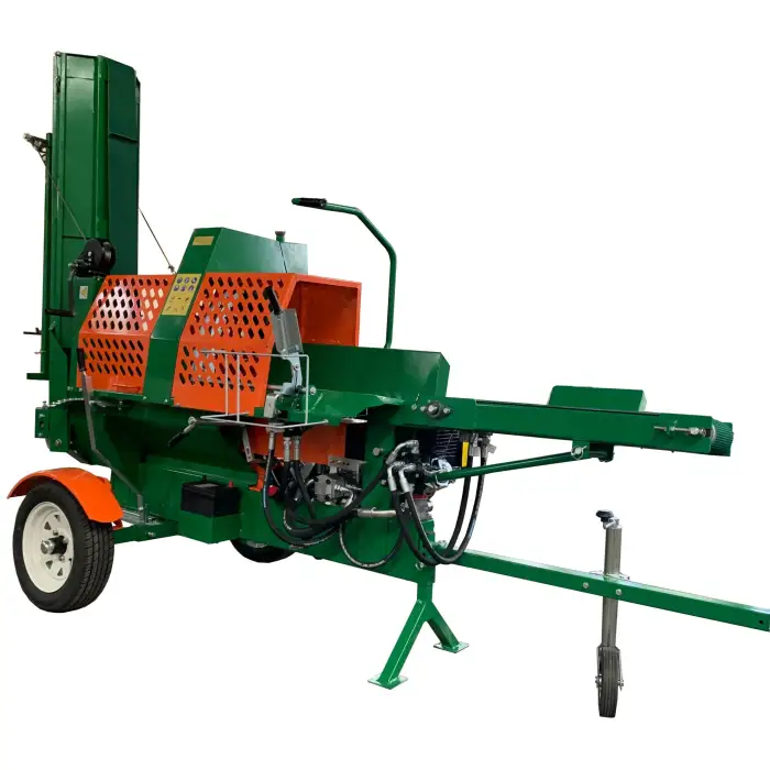 Gasoline firewood processor log processor with CE TUV