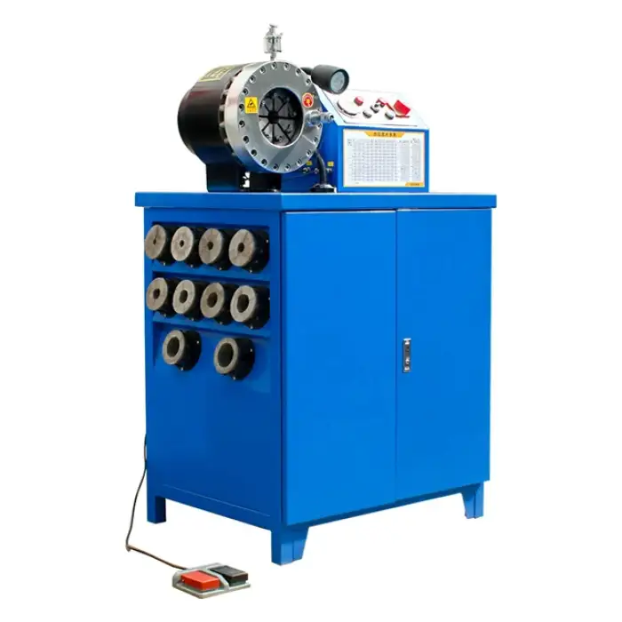 6-51mm Fully Automatic Hydraulic Hose Crimping Machine Crimper Machine With 10 Sets of Dies