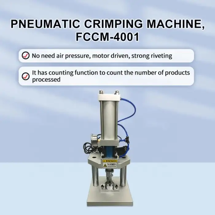 Neofibo FCCM-5000A Connector Crimping Machine crimper wire fiber optical making line cable terminal wire crimping machine