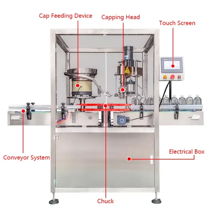 YIMU CM100 Automatic Oil whiskey Wine Bottle Ropp capper Aluminum cap Locking sealing Crimping Capping Machine for Metal Cap