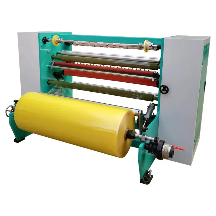 Full set high speed BOPP adhesive gum tape slitting rewinding machine