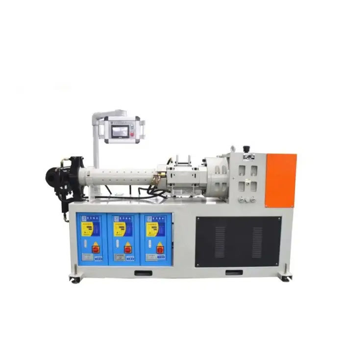 Cold Feed single screw Rubber Extruder Machine for EPDM profile Silicone sealing strip extrusion line