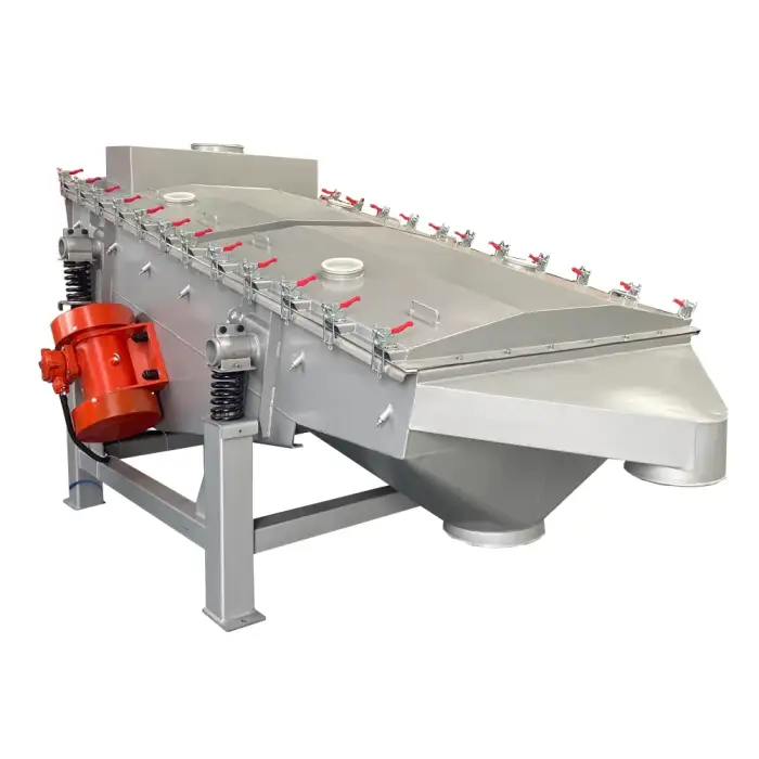 DZJX Large Capacity Limestone Perlite Powder Linear Vibrating Sifter High Efficient Linear Vibrating Screener