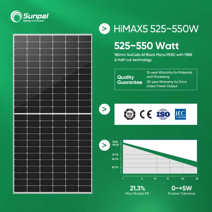 Sunpal Hybrid Solar Power Systems 10KW 12kw 20Kw 30Kw For Home Applaance With TUV Certificate