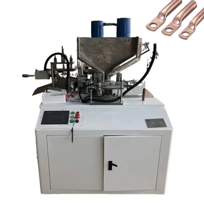 Automatic Connecting Copper Cable Lugs Crimp Type Terminal Making Machine