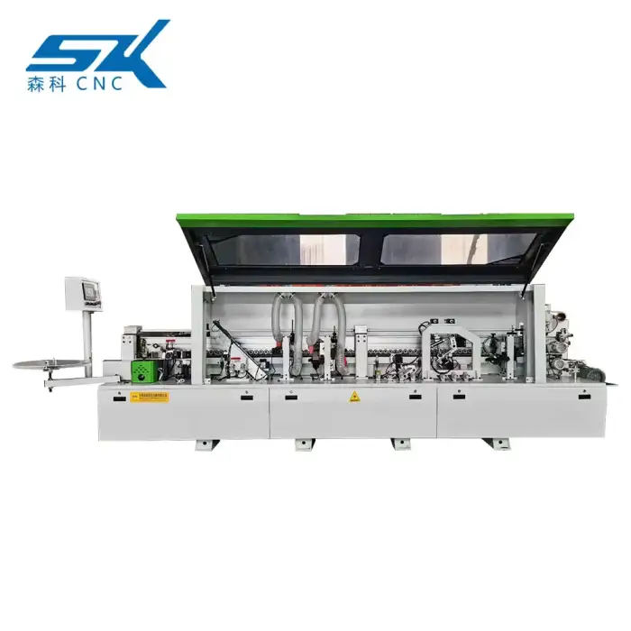 automatic 40mm width  pre-milling solid wood board edge banding machine